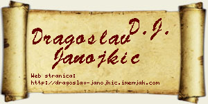 Dragoslav Janojkić vizit kartica
